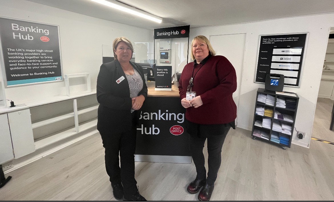 Cash Access UK Dunbar's new banking hub now open